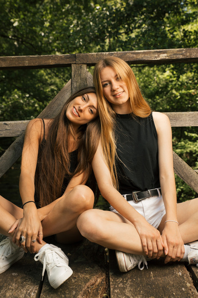 Two girls friends - Foto, Imagem