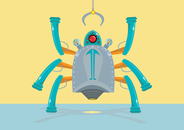 Bio Nano Robot Spider innovatie. - Vector, afbeelding