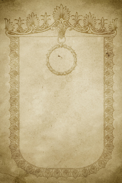 Old paper background with vintage border. - Foto, immagini