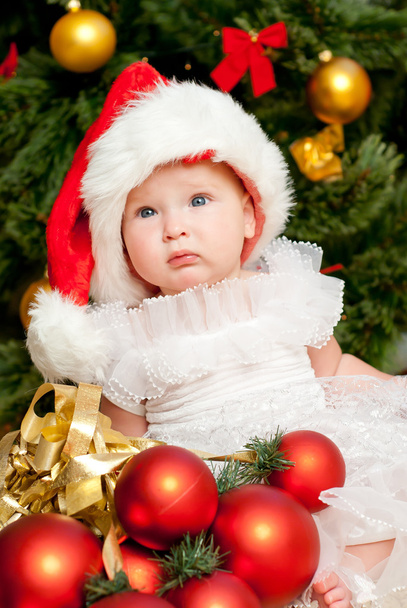 Cute Christmas baby - Foto, afbeelding