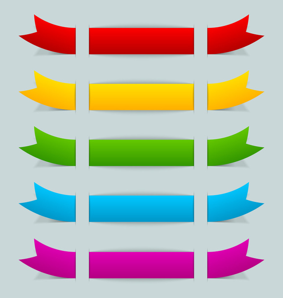 Colorful ribbons - Vecteur, image