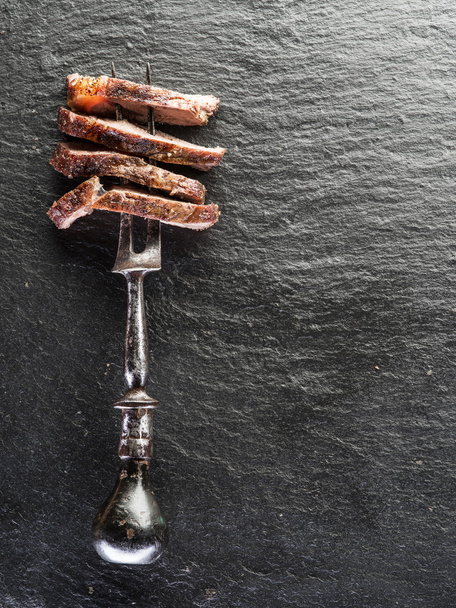 Well-done steak Ribeye. - Valokuva, kuva