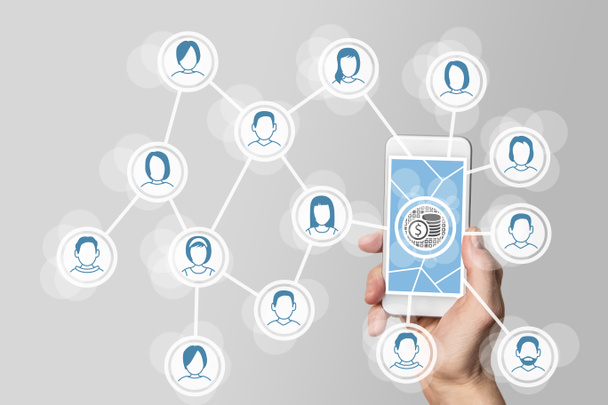 Sosiaalisten verkostojen rahallistaminen virus- ja mobiilimarkkinoinnin avulla kädessä pidettävällä älypuhelimella
 - Valokuva, kuva