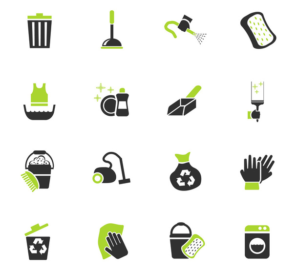 takarítás ikon készlet - Vektor, kép