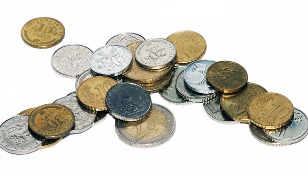 různé mince - Fotografie, Obrázek
