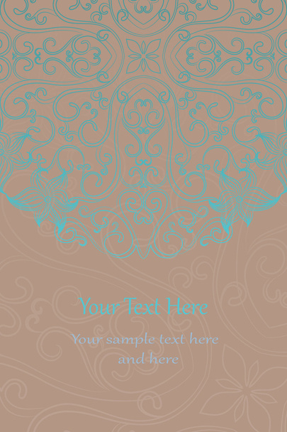 Elegant invitation cards - Vector, afbeelding