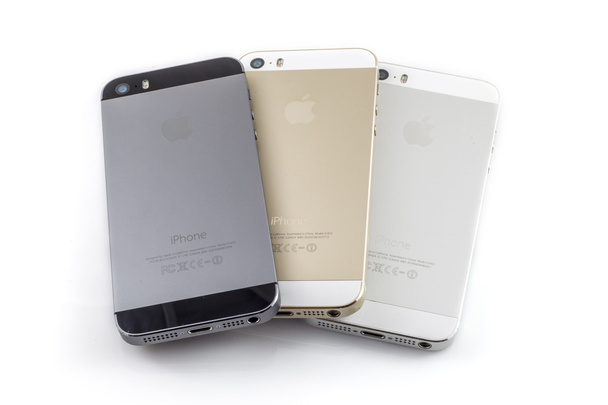 Used Iphone 5S isolated on white - Φωτογραφία, εικόνα