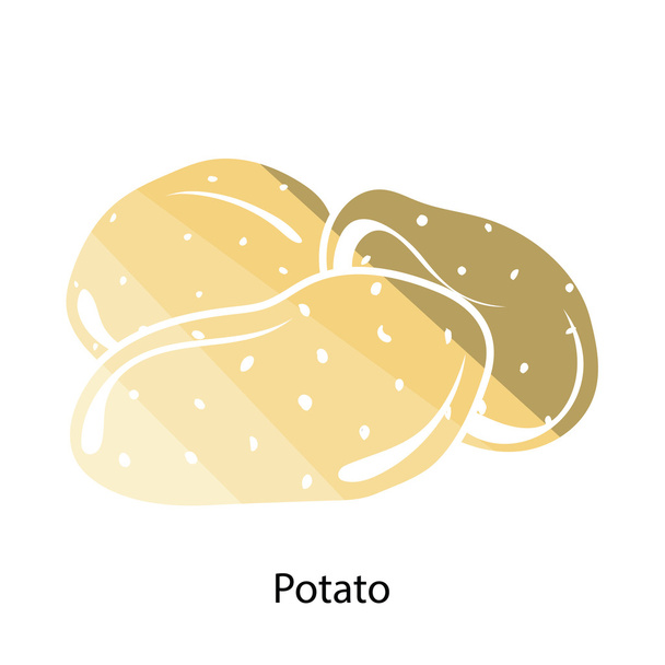 Potatoes icon  illustration. - Vector, Image