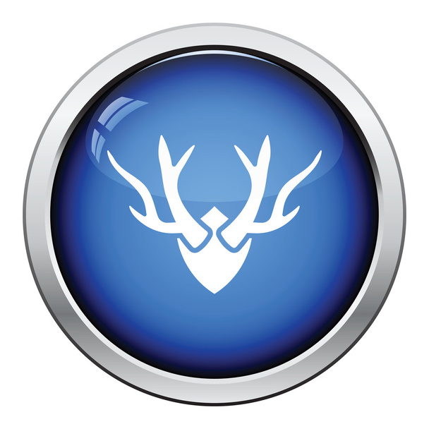 Deer's antlers  icon - Vector, Image
