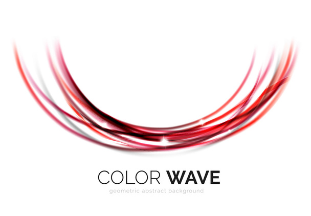 Abstrato elemento de design de onda de cor - Vetor, Imagem