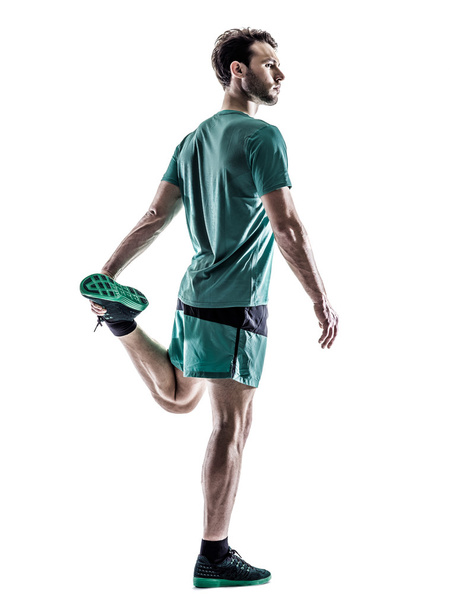 man runner jogger running  isolated - Fotó, kép
