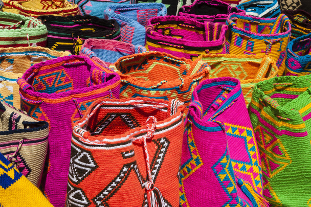 Wayuu kézműves mochilas - Fotó, kép