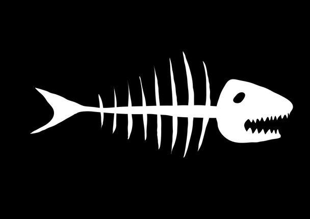Skeleton of fish - Vector, Image