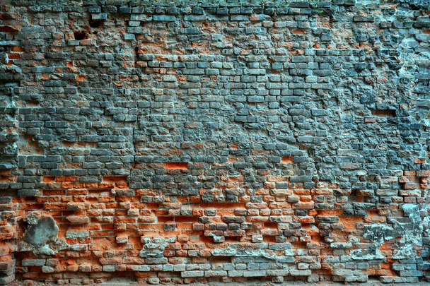 nagyon régi tégla fal - Fotó, kép