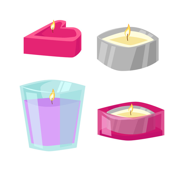 Aroma candle vector illustration - Διάνυσμα, εικόνα