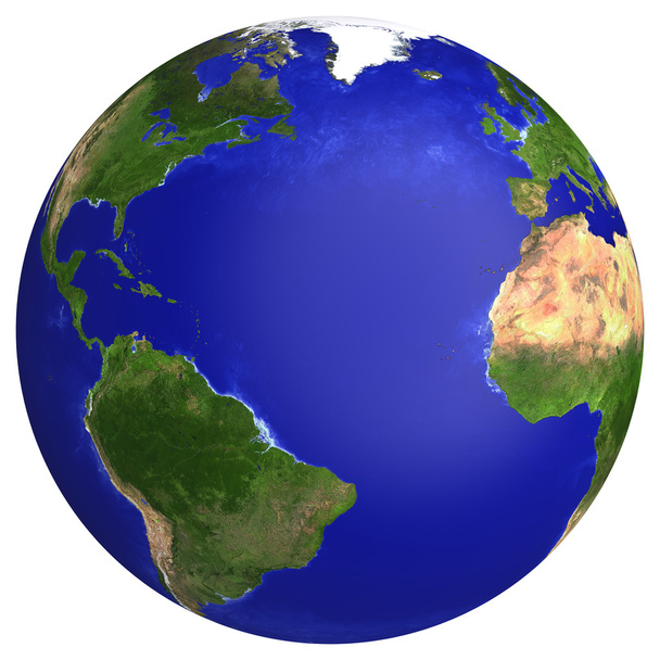 Mapa del planeta Tierra
 - Foto, Imagen