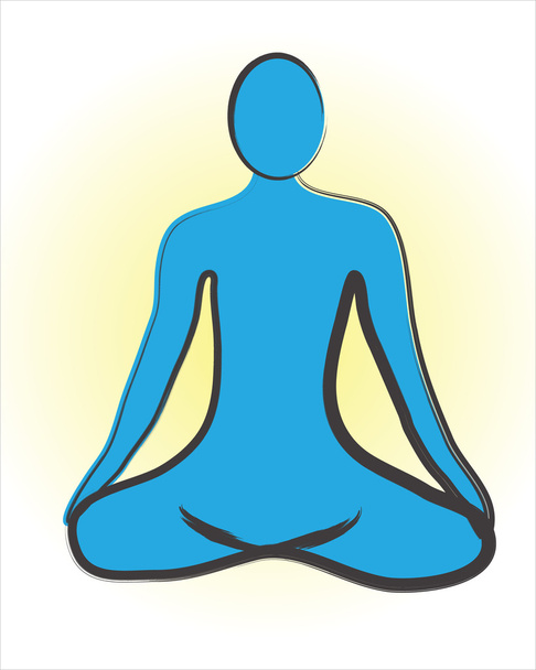 Meditation logo - Vector, Image