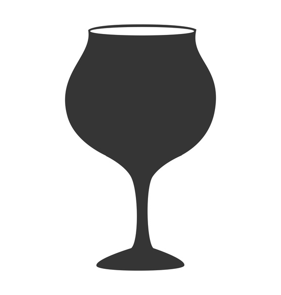 Ποτήρι κρασί Κύπελλο εικονίδιο διανυσματικά εικονογράφηση. - Διάνυσμα, εικόνα