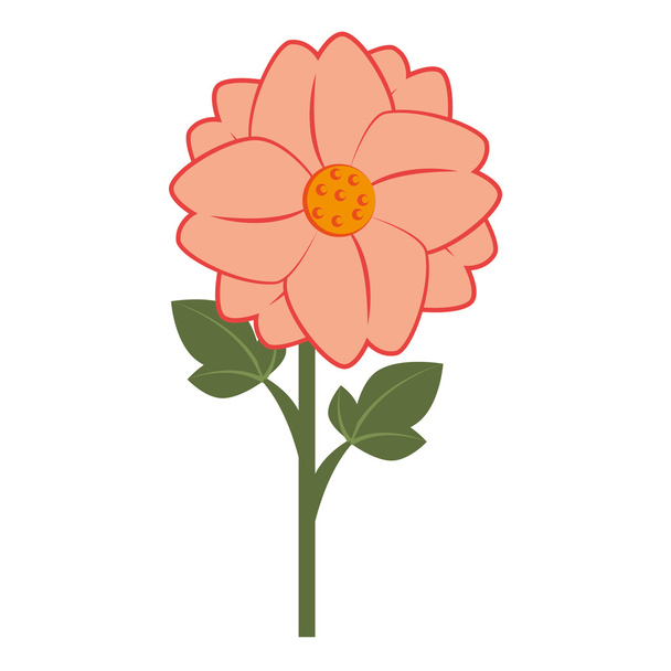 Flor flor colorido icono vector ilustración
. - Vector, Imagen