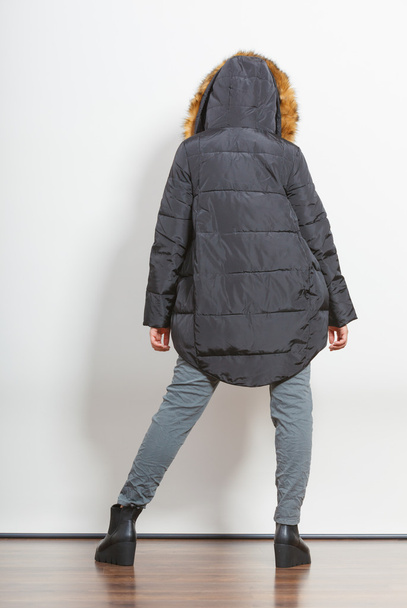Fashion girl in jacket - Фото, изображение