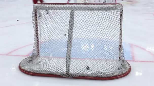 puertas de hockey primer plano
 - Imágenes, Vídeo