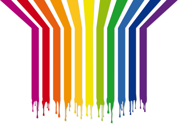Rayas de colores con gotas, vector
 - Vector, imagen