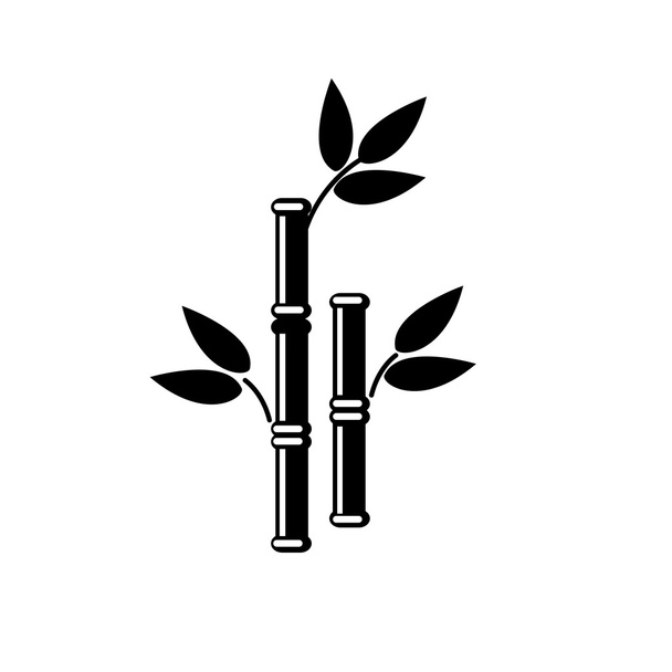 vector icono de bambú
  - Vector, imagen