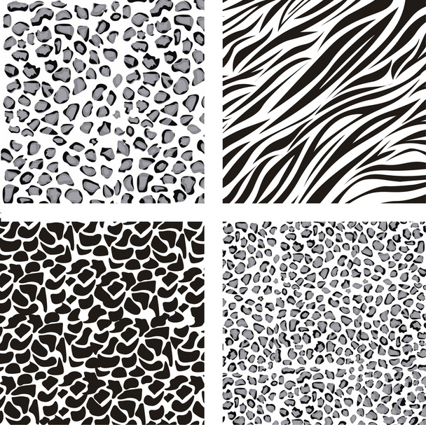 Muster von Animal Print - Vektor, Bild