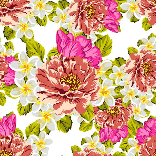flower pattern background - Vecteur, image