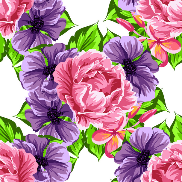 flower pattern background - Vektori, kuva