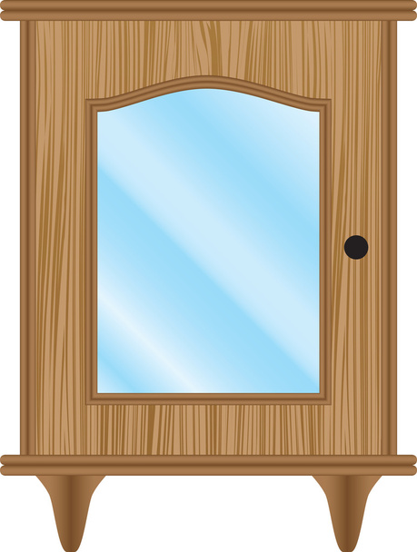Dresser con vidrio
 - Vector, Imagen