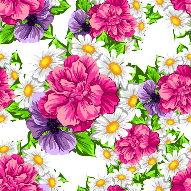 flower pattern background - Vecteur, image