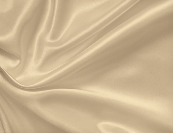 Smooth elegant golden silk as wedding background. In Sepia toned - Photo, Image