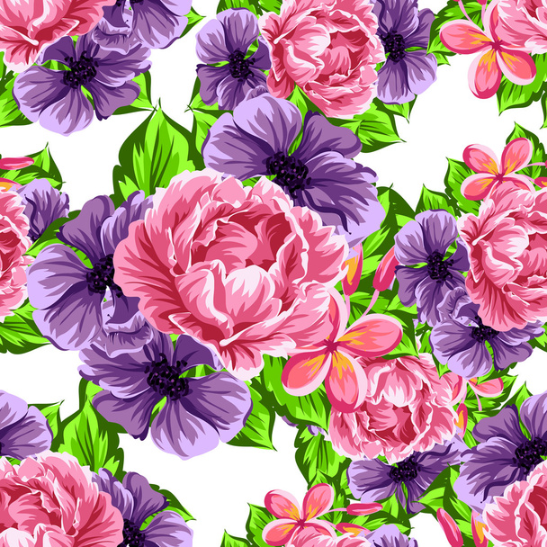 flower pattern background - Vetor, Imagem
