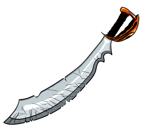 Cutlass espada pirata
 - Vetor, Imagem