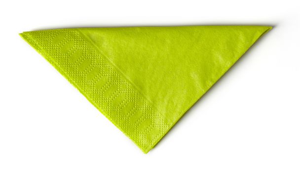 green paper napkin - Photo, Image