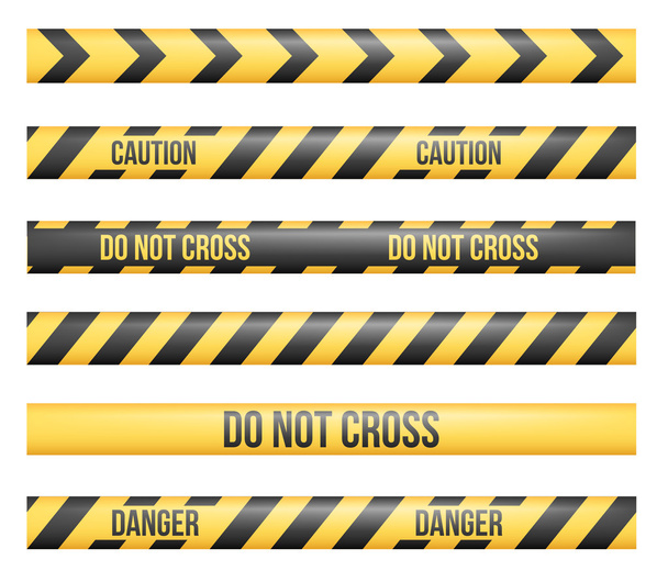 Danger Tape Lines - Vector, Image