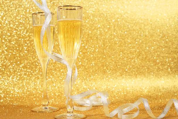 Glasses of champagne  - Foto, Imagen