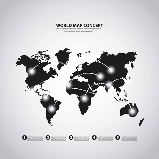Ícone da Terra. World and Map design. Gráfico vetorial
 - Vetor, Imagem
