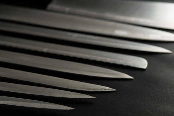 Couteaux de cuisine en acier inoxydable
. - Photo, image