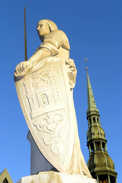 Escultura de Roland em Riga
 - Foto, Imagem