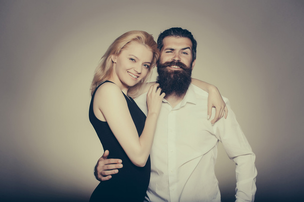 young couple in studio - Photo, Image