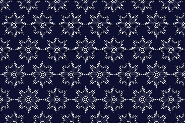 Flower pattern design for background or wallpaper. - Διάνυσμα, εικόνα