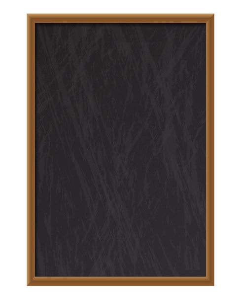 Panneau à craie en bois vide vertical
 - Vecteur, image