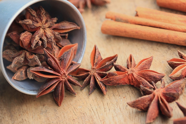 star anise and cinnamon - Photo, Image