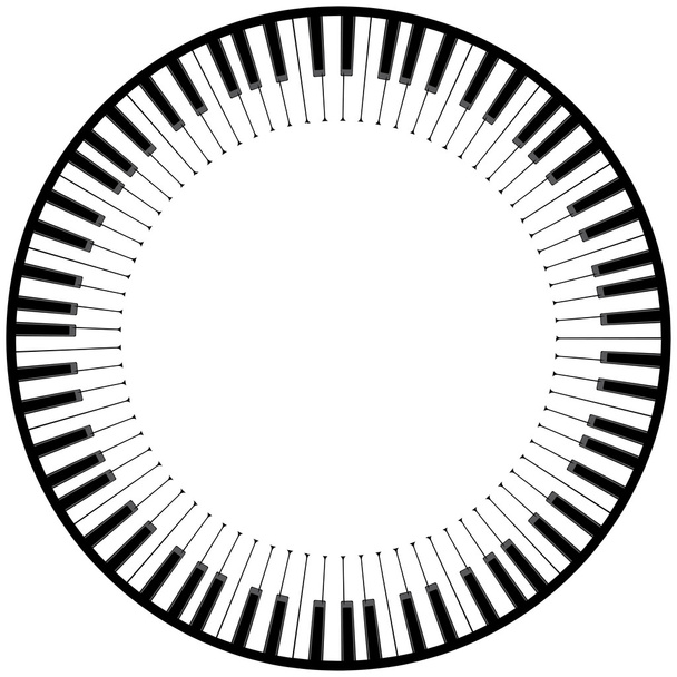 Piano Keyboard Illustration - Vector, Image