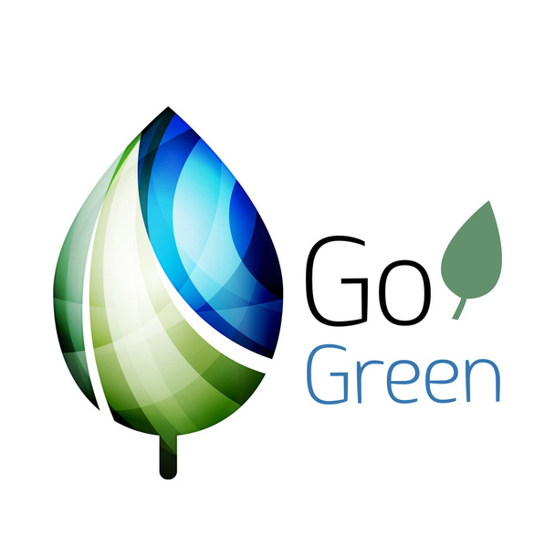 Go green nature concept - Vector, Image