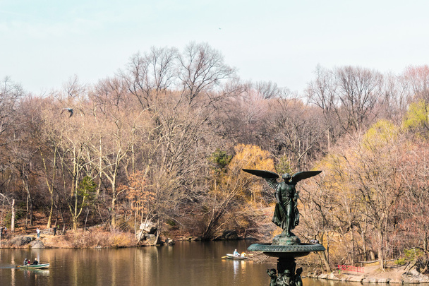 Бетесда фонтан на центральному парку в Манхеттен, Нью-Йорк - Фото, зображення