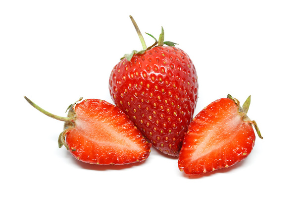 Клубника ягоды белый фон подробно фрукты
 - Фото, изображение