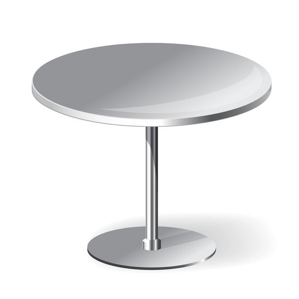 Пустой круглый стол
 - Вектор,изображение